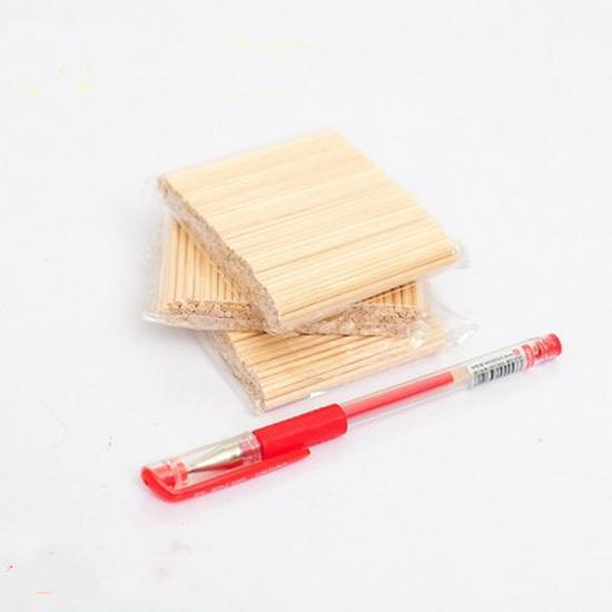 DIY Solid Wood Popsicle Sticks for Creative Handcrafted Models
