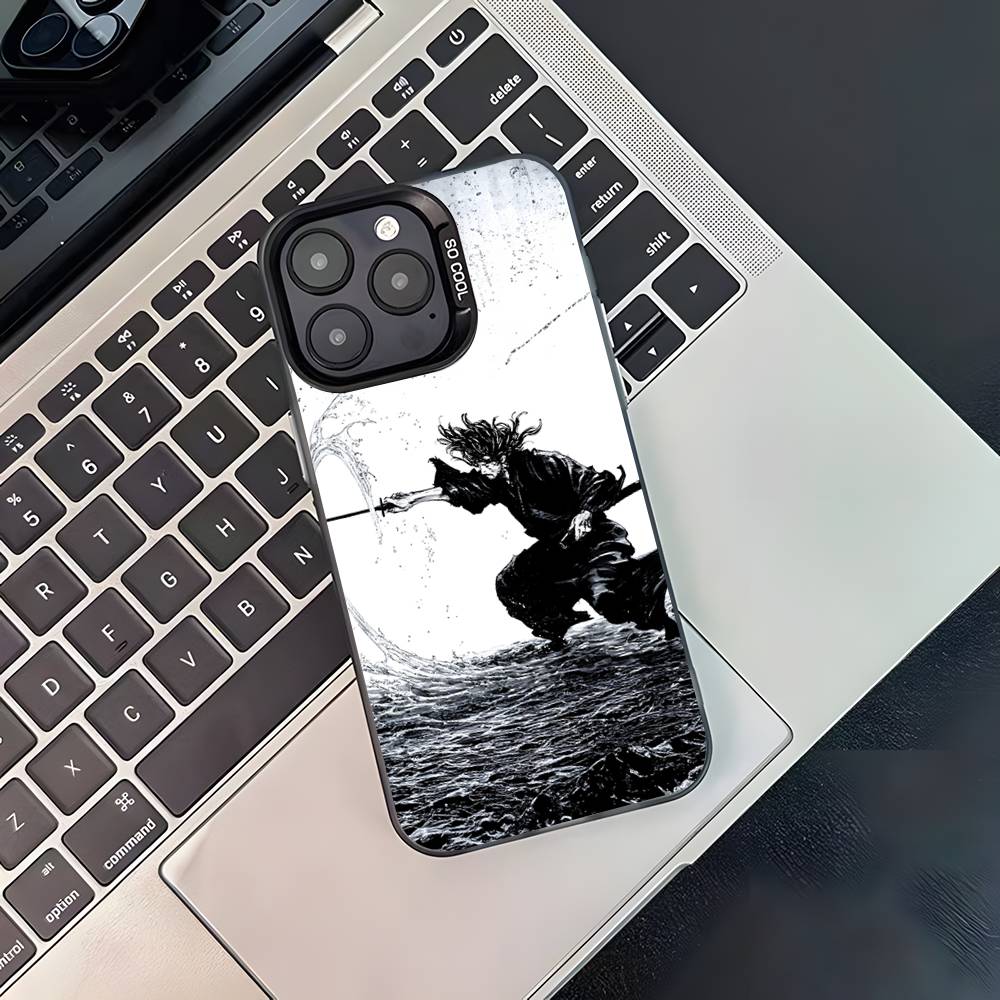 Vagabond Miyamoto Musashi For Black Candy Matte Cover iPhone 17,16,15,14,13,12,11,Pro,MAX,Plus