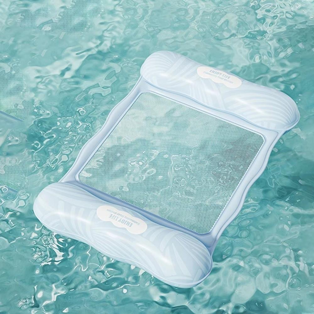 Plovoucí raft Bazénový plovák Síťované sedátko Lehátko do bazénu Plovák Letní vodní houpací síť Raft