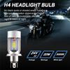 A58X-H4 LED Headlight Bulb Motorcycle Hi/Lo  With Red Angel Eye Daytime Running Light 25W 3000LM Super Bright 6000K