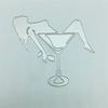 The Girl In the Cocktail Glass Metal Steel Cutting Dies Stencils Scrapbooking Craft Die 3D DIY Festival Card Making