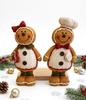 Christmas Figurine Gingerbread Man Cookie Christmas Decoration 14