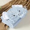 Baby Hooded Bath Towels Cartoon Animal Newborn Soft Towel Blanket Toddler Bathrobe Warm Sleeping Swaddle Wrap for Boys Girls