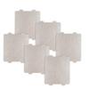Set of 6 Premium Mica Insulation Plates Cuttable Muscovite Sheet Suitable for Microwave Ovens with 800℃ Heat Resistance