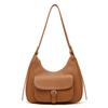 Underarm Tote Bag Large-capacity Saddle Bag Genuine Leather Single-shoulder Women's Bag Commuting Bag for Work