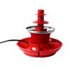 3-stufiger elektrischer Schokoladenfondue-Brunnen, Maschine für Partys, zum Eintauchen von Erdbeeren und Apfelspalten