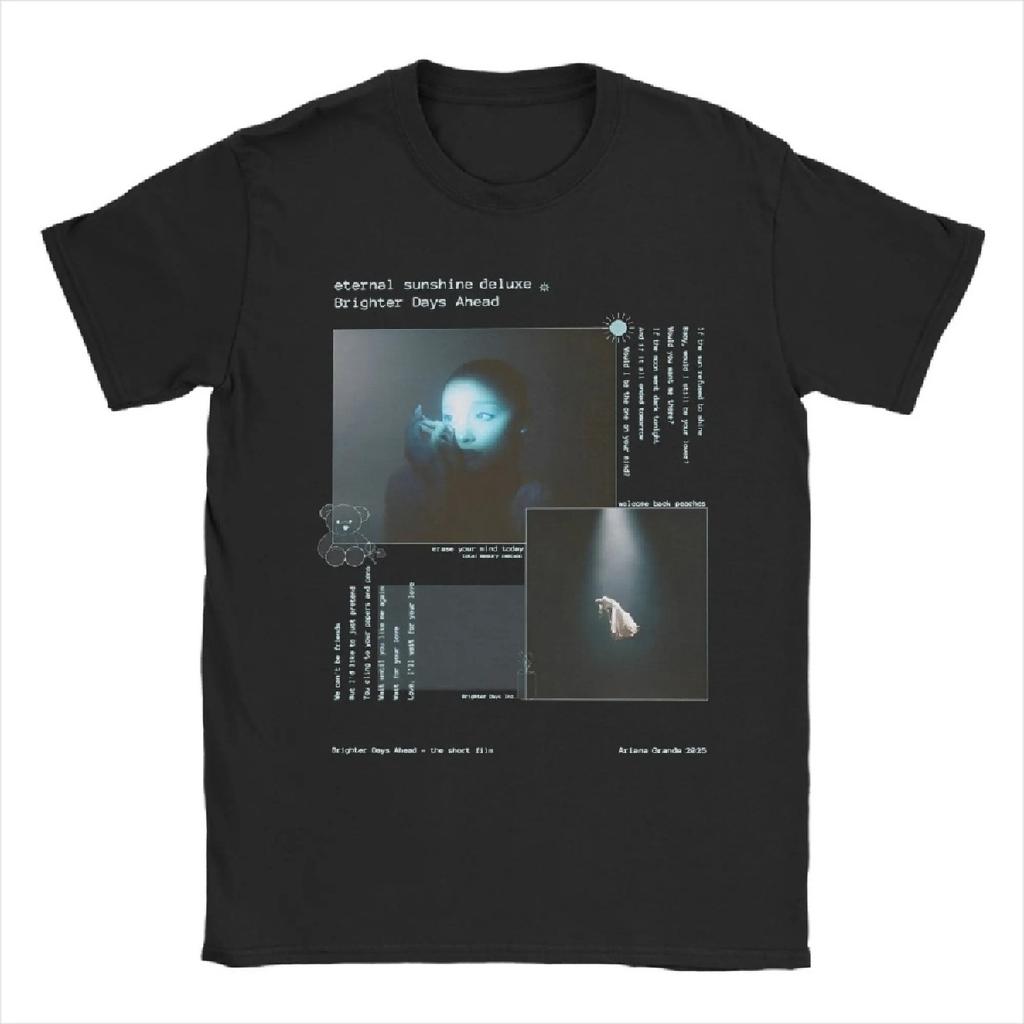 ArianaGrande Des Jours Meilleurs à Venir 2025 Album T-Shirts Homme Pur Coton T-Shirts Vintage T-Shirt Col Rond Manches Courtes Vêtements