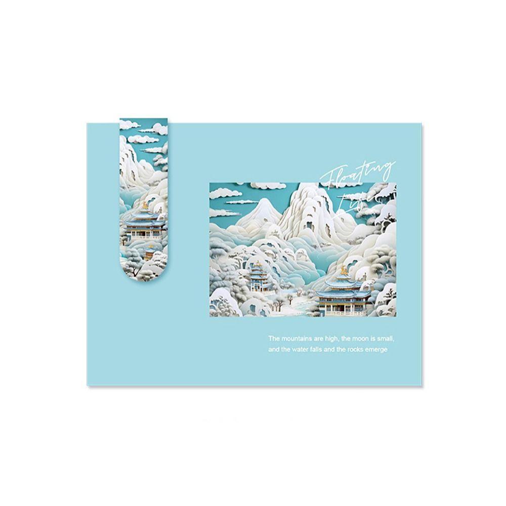 

Магнітна закладка зі зіркою. Магнітна книга для читання. Вишукані маркери сторінок River mountain