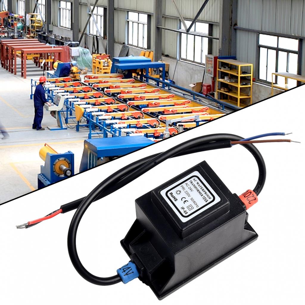 24V AC/AC Power Transformer Cable 0.3m Epoxy Resin