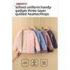 School Uniform Artifact:Children's Autumn and Winter Cotton Jacket, Cotton Pants, Warm Cotton Jacket for Boys and Girls, Inner Lining FSchool Students