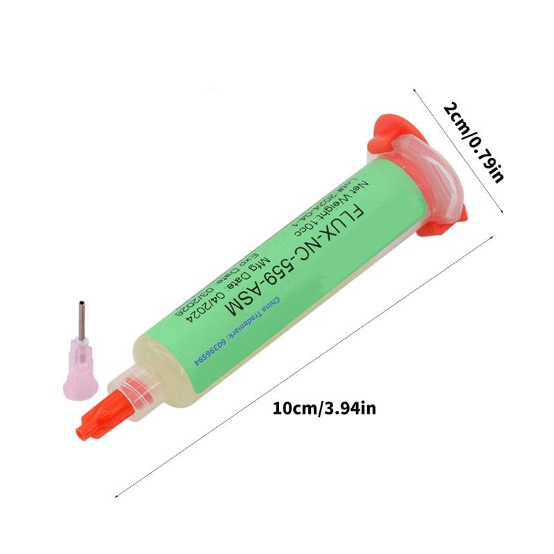 Solder Flux NC559ASM/NC223ASM/NC218ASM Not Clean Soldering Flux Pastes Rosin Flux Tacky Soldering Flux with Needle