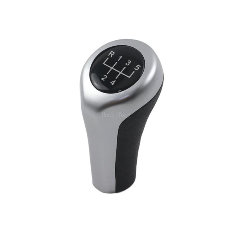 Silver 5/6 Speed Car Gear Shift Knob For BMW 1 3 5 6 Series E30 E32 E34 E36 E38 E39 E46 E53 E60 E63 E83 E84 E90 E91