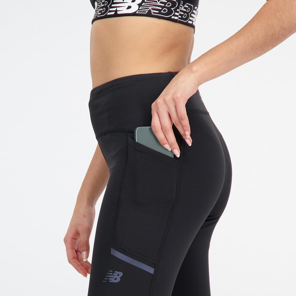 Collants de sport Impact Luminous Heat Tights WP33258 BK L [New Balance] Femme (Noir)