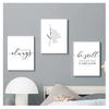 And Prints Black White Wall Pictures Scripture Christ Art Canvas Painting Home Decor Christian Bible Verse Quote Posters