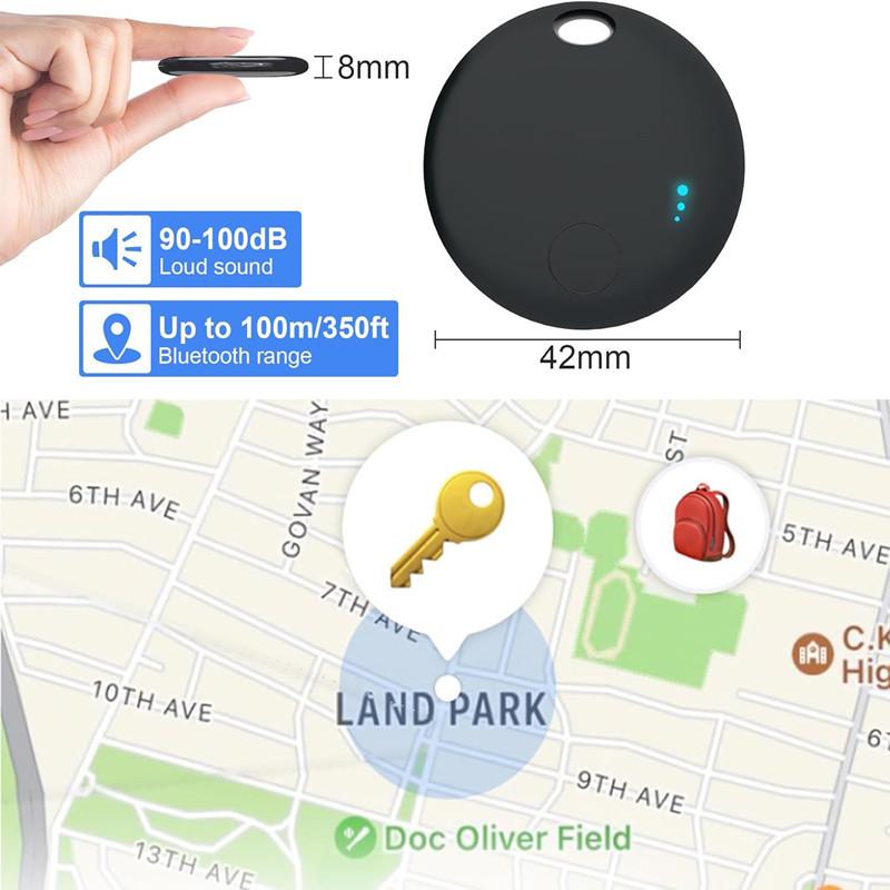Android Air Tracker Tag Bluetooth Smart Tags Works with Google Find Hub App Locator Device Item Finder for Keys Luggage Backpack