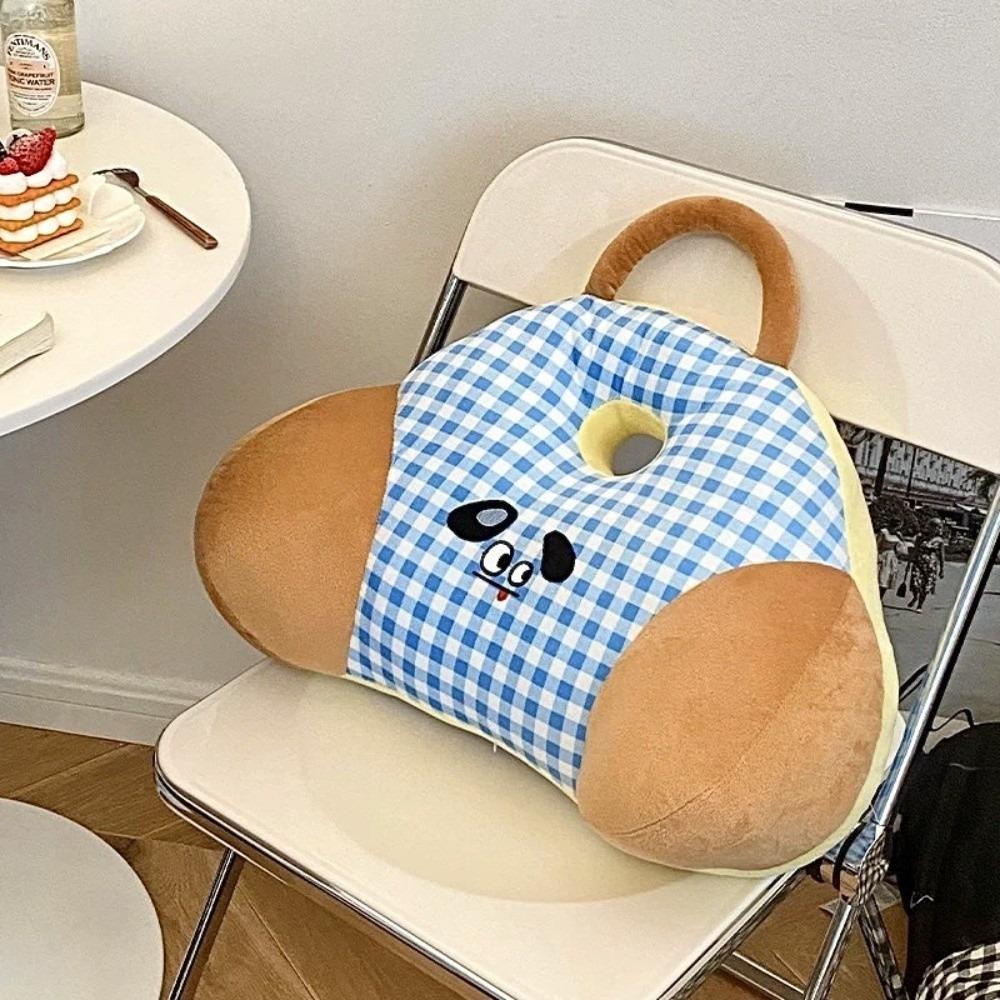 

Breathable Seat Cushion Cartoon Pillow Car Seat Pad Waist Cushion For Long Sitting Lumbar Support D