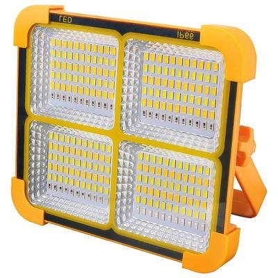 Солнечный фонарь со стойкой 400 Вт LED Солнечный прожектор IP66 Водонепроницаемый Искатель USB-перезаряжаемый Аварийный ремонтный свет