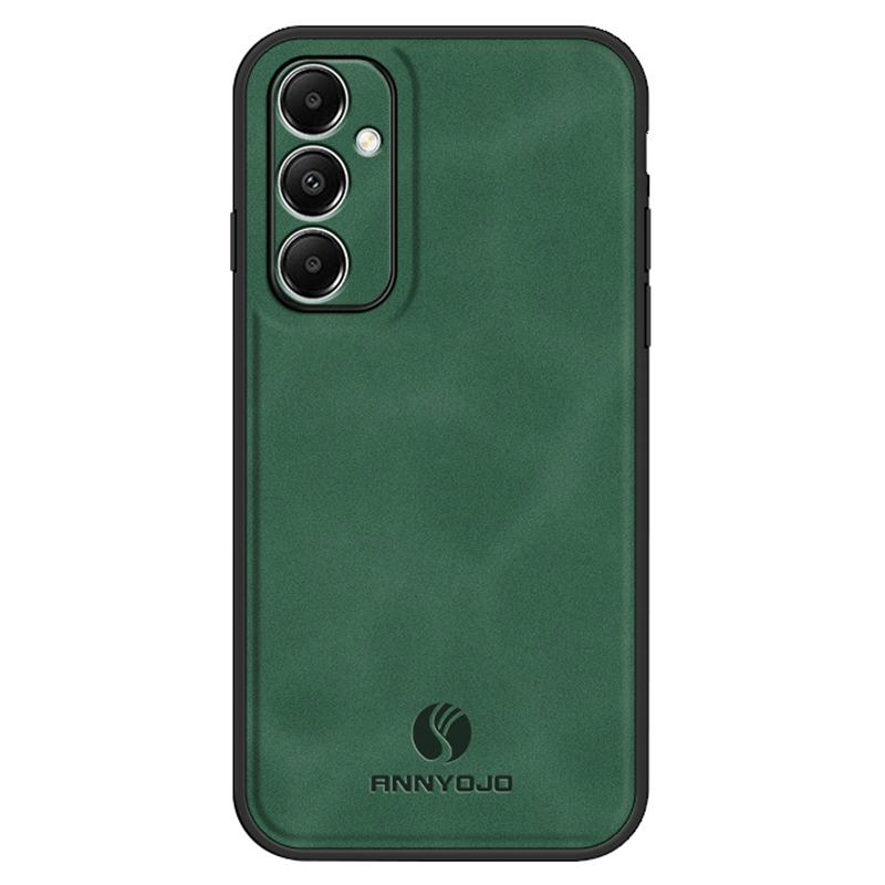 ANNYOJO For Samsung Galaxy A05s 4G Case PU Leather+PC+TPU Shockproof Back Cover