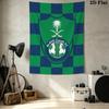 Alahli Saudi Fc Wall Tapestry Aesthetic Wall Hanging Printed Fabric Blanket Decorative Tapestries For Bedroom Living Room Home Decor