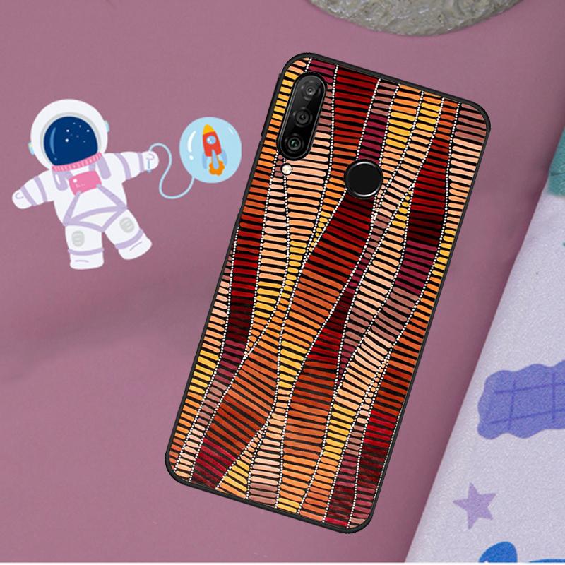 

African Print Fabric For Huawei Nova 10 9 SE 11 Pro Y60 Y70 Y90 Y61 Y91 Y72 Y73 12i 11i 8i P20 P30 P40 Lite Case Huawei Nova 11i