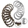 Complete Clutch Disc Kit Friction & Steel Plates For Yamaha XJ600 XS500 FZ600 YX600 Radian Vintage 4H7‑16321‑02 371‑16325‑00