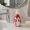 Empty Lotion Bottle 350ML Christmas Soap Dispenser, Santa Claus Tree Penguin Shape Refillable Dispenser Bottle, Plastic Pump for Hand Soap, Decorative