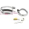 New Ball Stretcher Chastity Belt Stainless Steel Stealth Lock Male Chastity Device Delay Ejaculation Cock Cage Penis Cock Ring