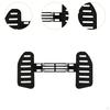 Electric Bike Foot Rest Vehicle Modification Set Easy to Install Motorcycle Accessory Lightweight