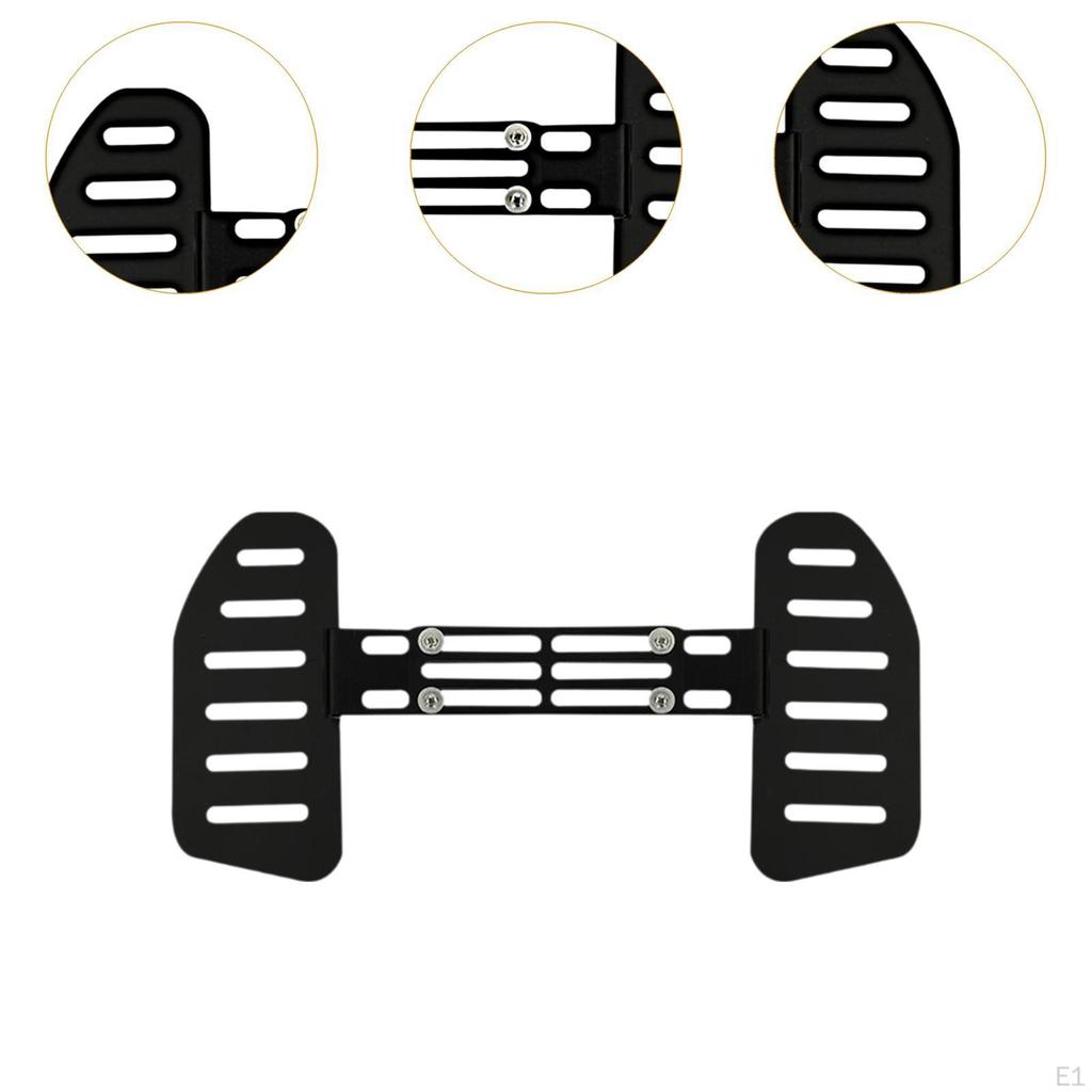 Electric Bike Foot Rest Vehicle Modification Set Easy to Install Motorcycle Accessory Lightweight