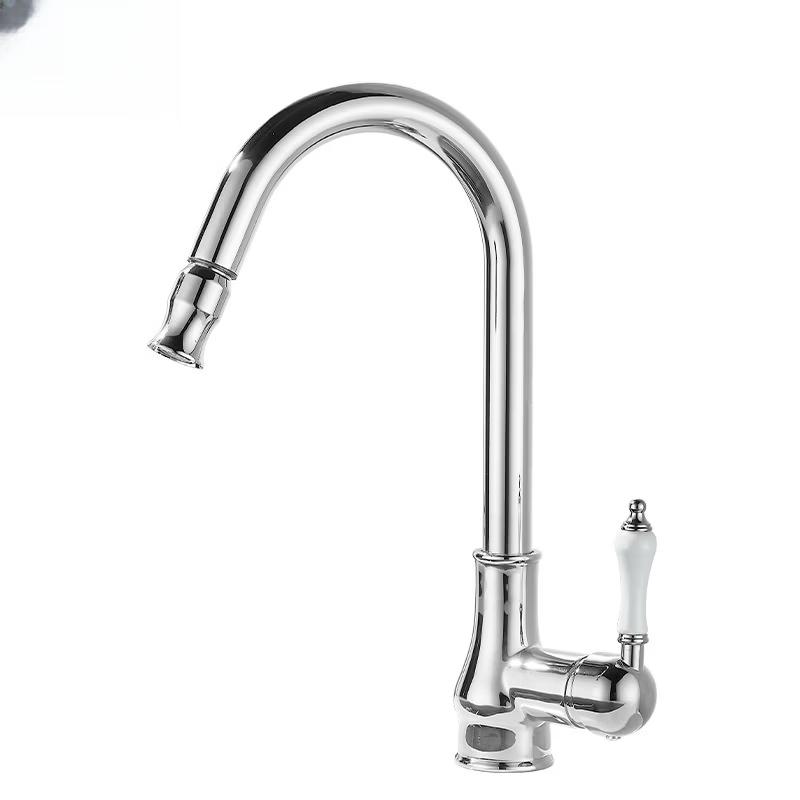 TLXT French Retro Kitchen Sink Faucet