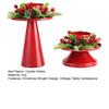 2Pcs/Set Christmas Wreath Candle Holder Vintage Iron Art Candlestick Christmas Wedding Party Tealight Candle Stand Dining Table Centerpiece Ornament