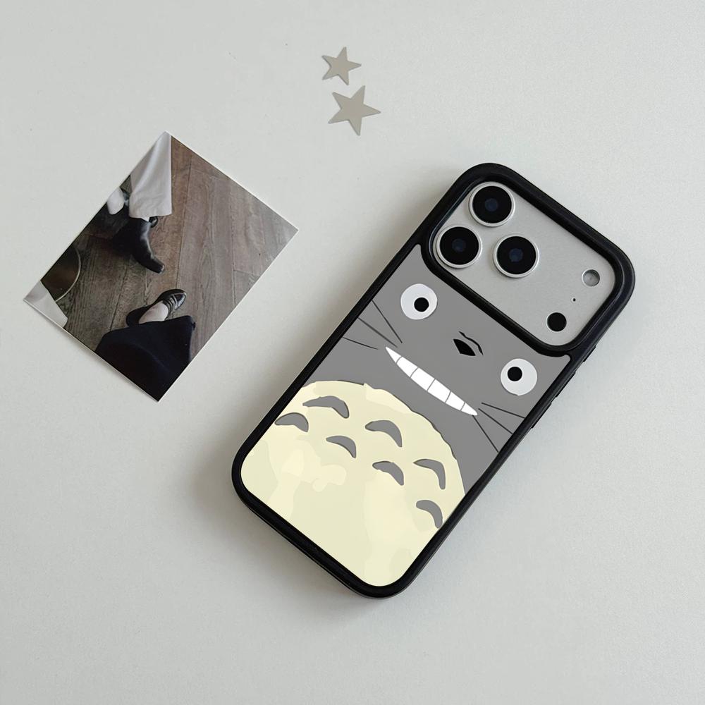 T-Totoro C-Cute Anime Phone Case For IPhone 17 Air 16 15 14 Plus 13 12 11 Pro Max Dual Tone Hard PC Fashion Protective Cover