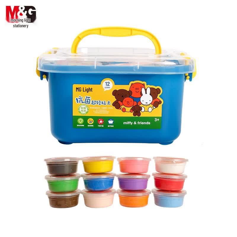 M&G 12-Color Ultra-Light Clay Set