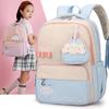Backpack Women's New Cartoon Cute Printed Backpack Junior High School Student Large Capacity High Value Spine Protection Student Schoolbag