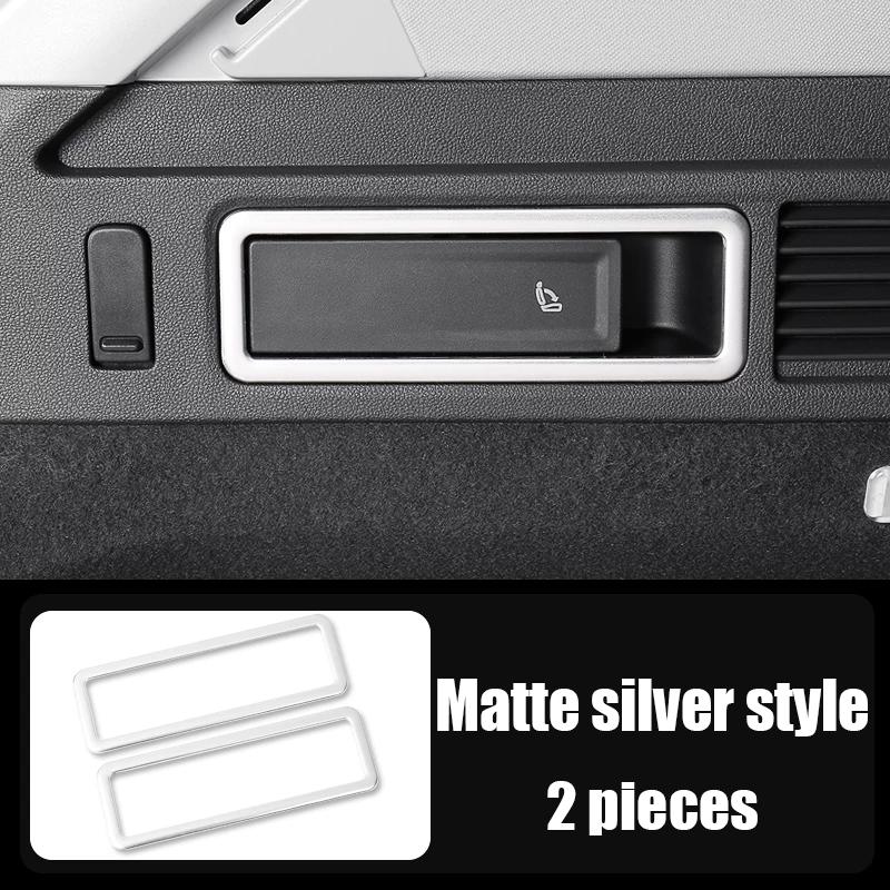 For Volkswagen Touareg MK3 -2024 rear trunk seat folding button decorative frame car interior decoration modification parts