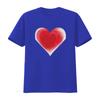 Red Heart Summer T Shirt for Women  with Cool Prints National Parents Day S Vintage Washed Fashion Streetwear Breathable
