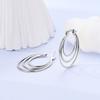925 Silver Earrings Starry Pearl Devil Eye Simple Drop Stud Hoop Earrings for Women Girl Fashion Jewery Accessories