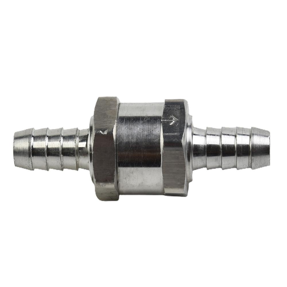 1X One Way Check Valve Fuel Non Return Valve Single Way Inline 6/8/10/12mm Fuel Air Water Pipe Tube Single Way Tube Hose Valve