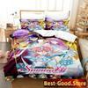 3D Print Anime Saint Seiya Bedding Set Duvet Cover Sheet Printed Bed Set Pillowcase Bed Full Queen King Size Comforter Bedroom