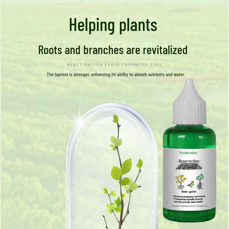 2 Bottles Plant Revive Nutrient Liquid For Yellow Leaves Plant Vital Care Solution