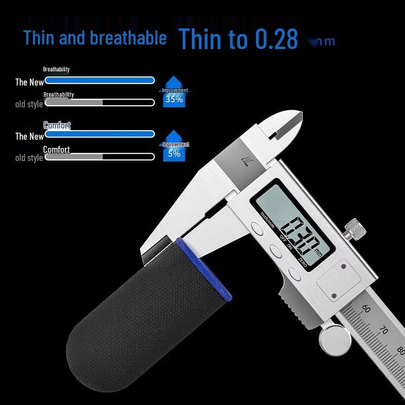 Esports herní prstové návleky: Potuodolné, protiskluzové, ultratenké návleky na palce pro mobilní hry jako King of Glory & PUBG