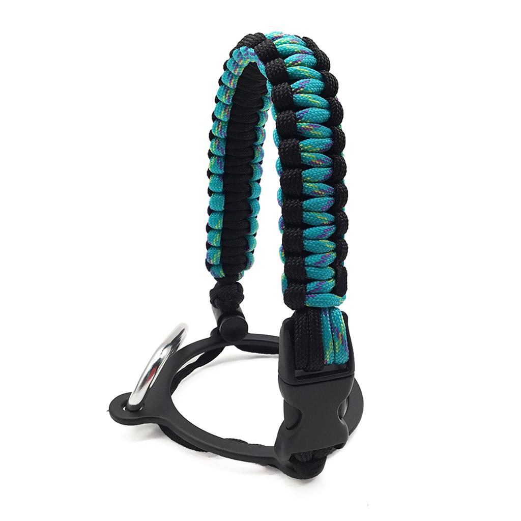 Trinkflaschenriemen Paracord Trinkflaschen-Tragegriff mit Sicherheitsringen und Karabiner für Hydro Flask Weithalsflasche