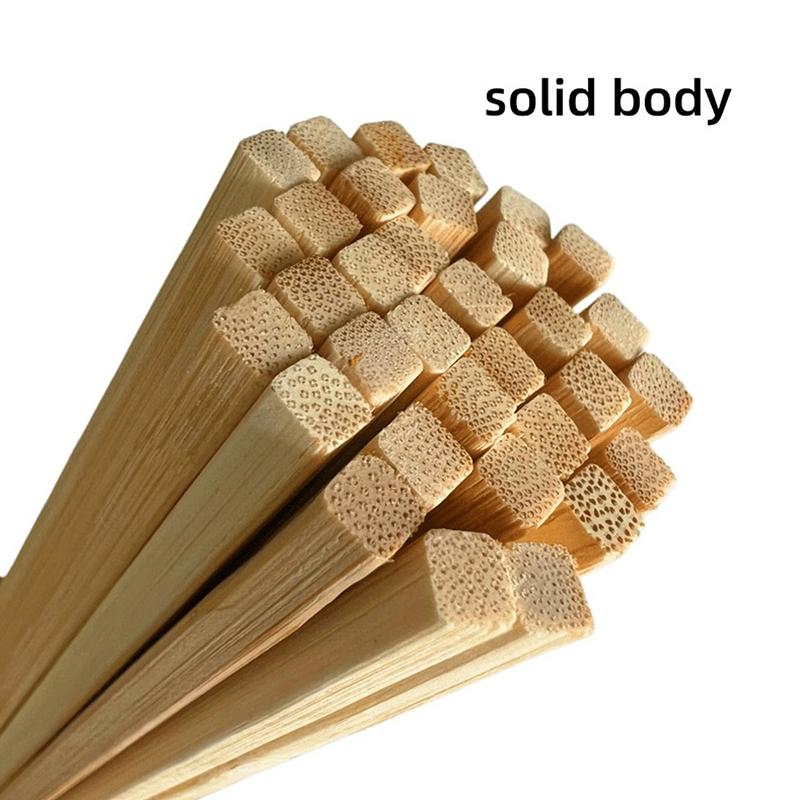 10/20/30Pcs Wood Sticks, Square Wooden Dowels, Hardwood Unfinished Wooden Strips For Diy Molding Crafts Projects Making
