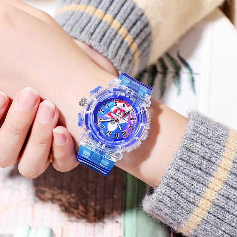 Ultraman Led Luminous Watch Children's Cartoon Elementary School Student