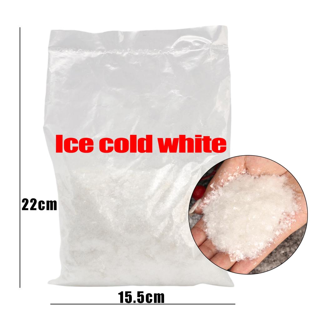 200g Snowflake Powder Summer Christmas Faux Snow Glitter Twinkles Snowflakes Powder Christmas Village Display Decoration Supply