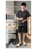 2026 Men's Spring/Summer Plus Size Short Sleeve Pajama Set