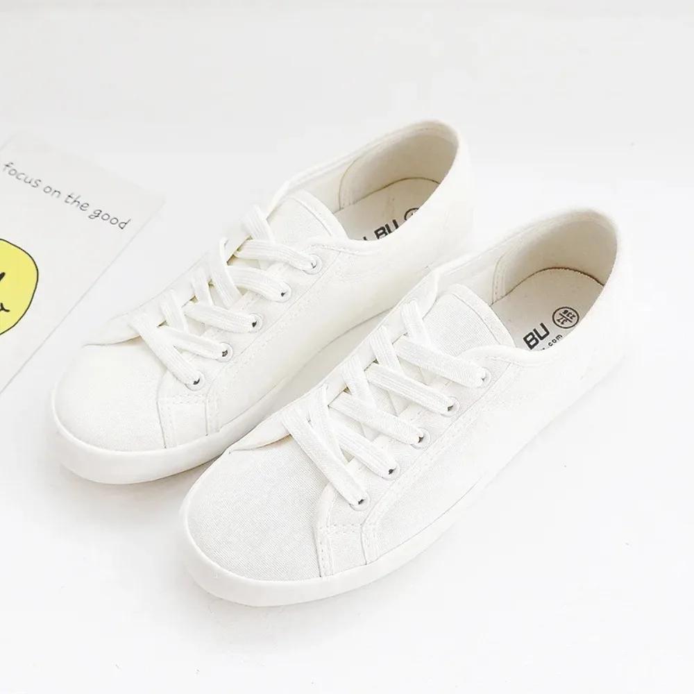 Fashion Flats Women's Shoes Simple Student Breathable Canvas Shoes Comfortable Couple Vulcanized Shoes Womens Sneakers Woman zapatos