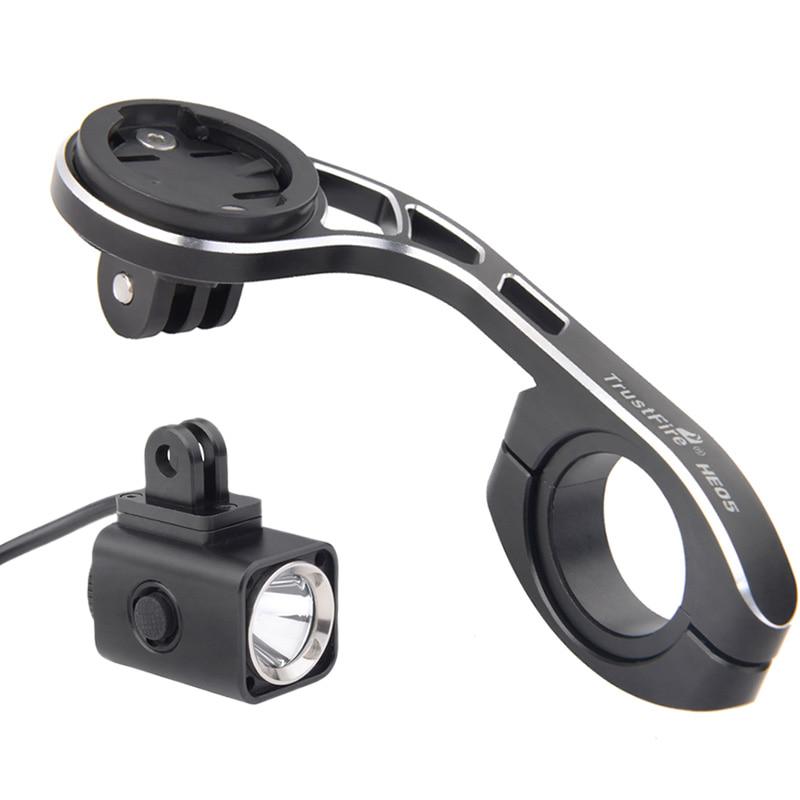 TrustFire HE05 Black Extend Holder Mount Bracket Holders Stands for Garmin Bryton Bike Computer GoPro Camera