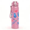 1PC Medical Stethoscope Heart Icon Print 750ml Color Plastic Sports Water Bottle Leakproof Flip Straw Lid Suitable for Sports Office Home Use