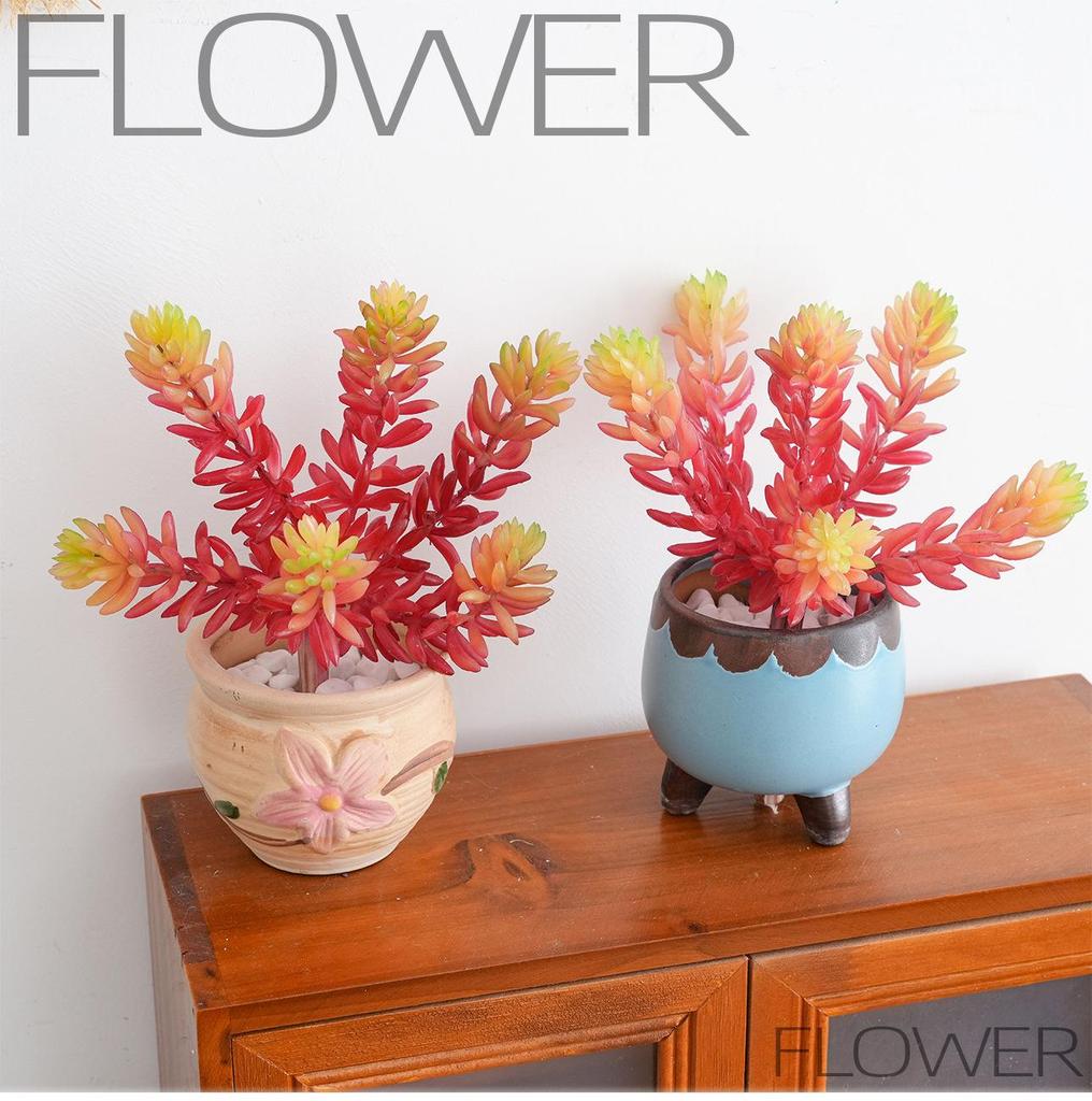 Jade Lotus Succulent Faux Flower for Wedding Decorations & Handicrafts (INS)